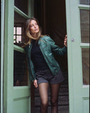 Green Biker Jacket