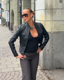 Timeless Black Biker Leather Jacket