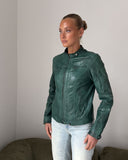 Green Biker Jacket
