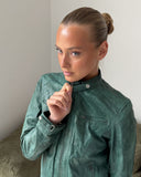 Green Biker Jacket