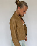 High Neck Beige Jacket
